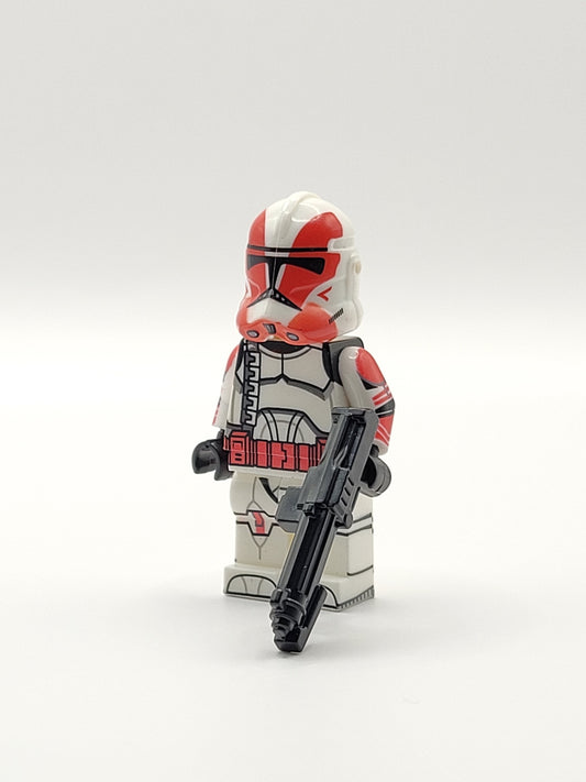 Captain Grey Commander Custom Clone Trooper Red