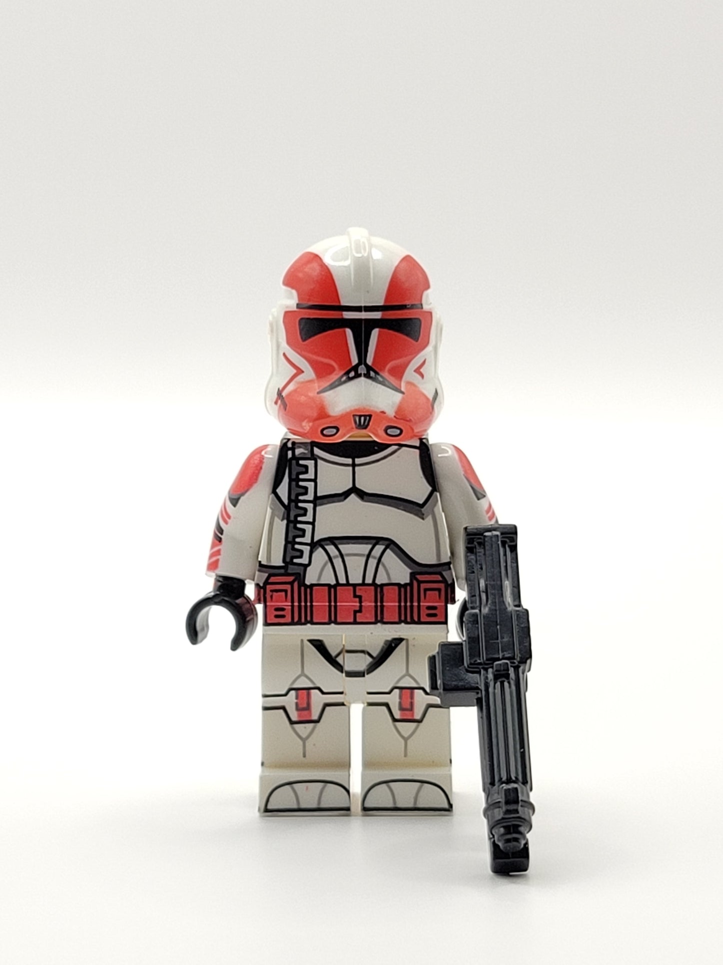 Captain Grey Commander Custom Clone Trooper Red