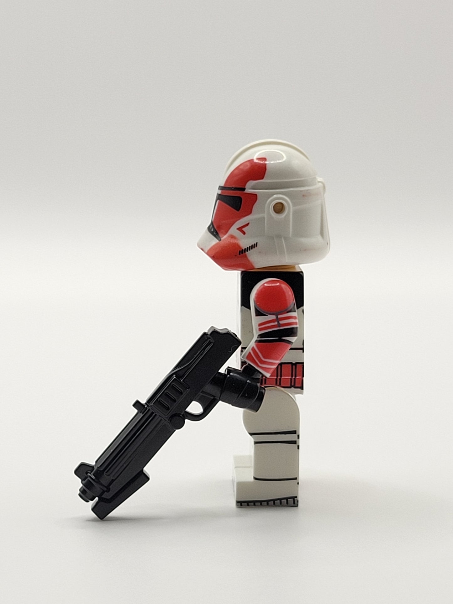 Captain Grey Commander Custom Clone Trooper Red