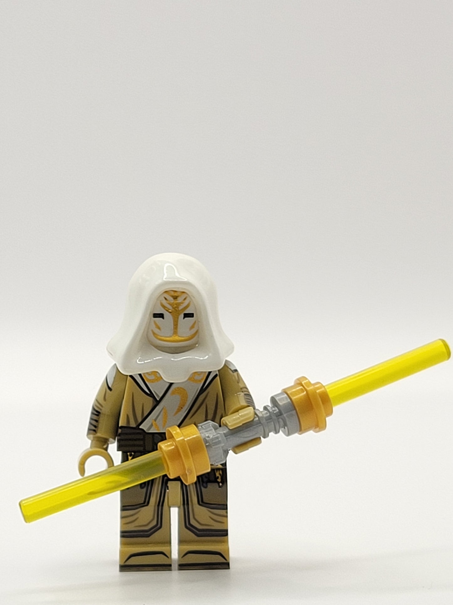 Jedi Temple Guard Custom Loose Minifigure Lightsaber