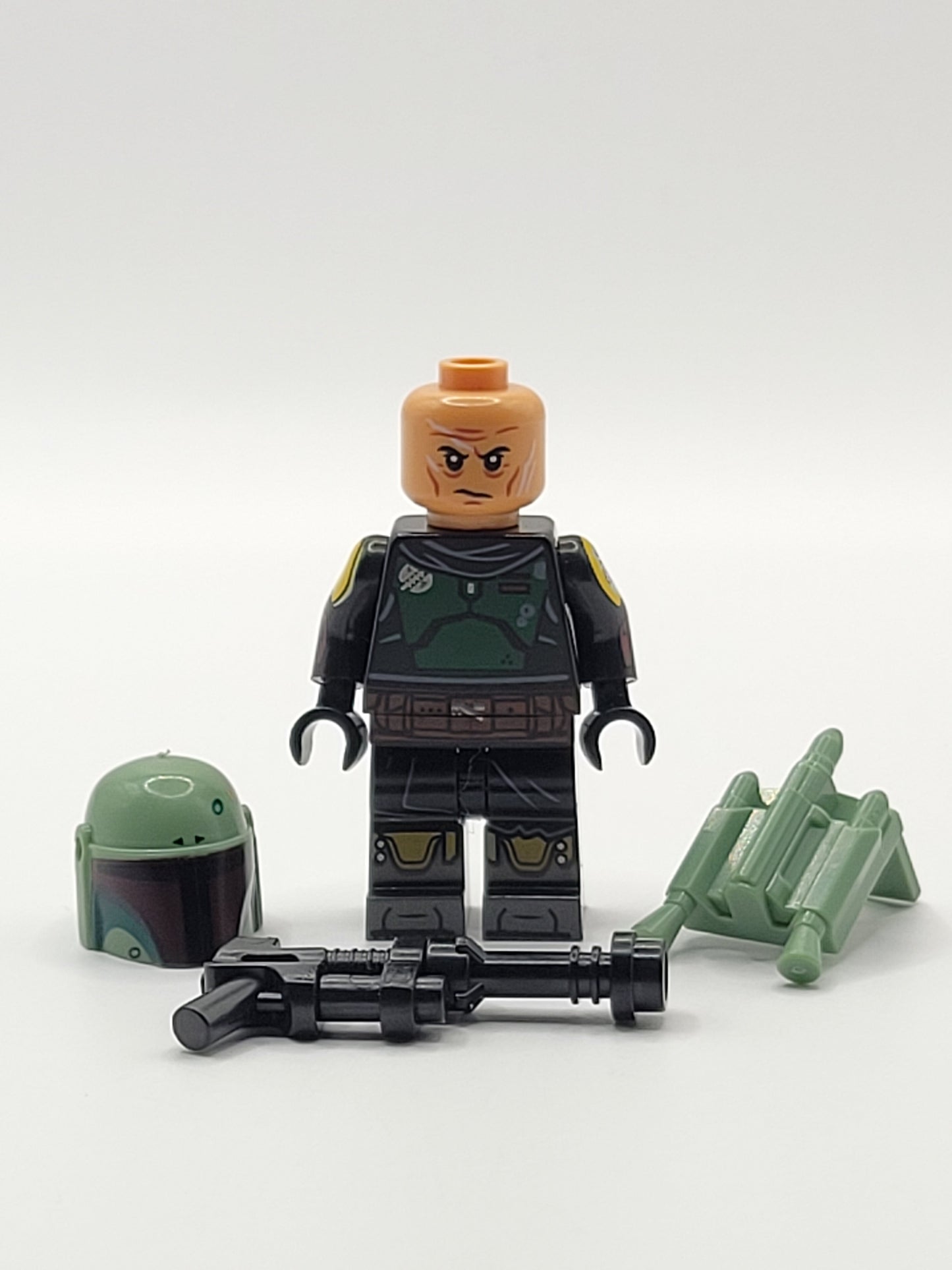 Boba Fett Repainted Beskar Mandalorian Starwars Loose Minifigure