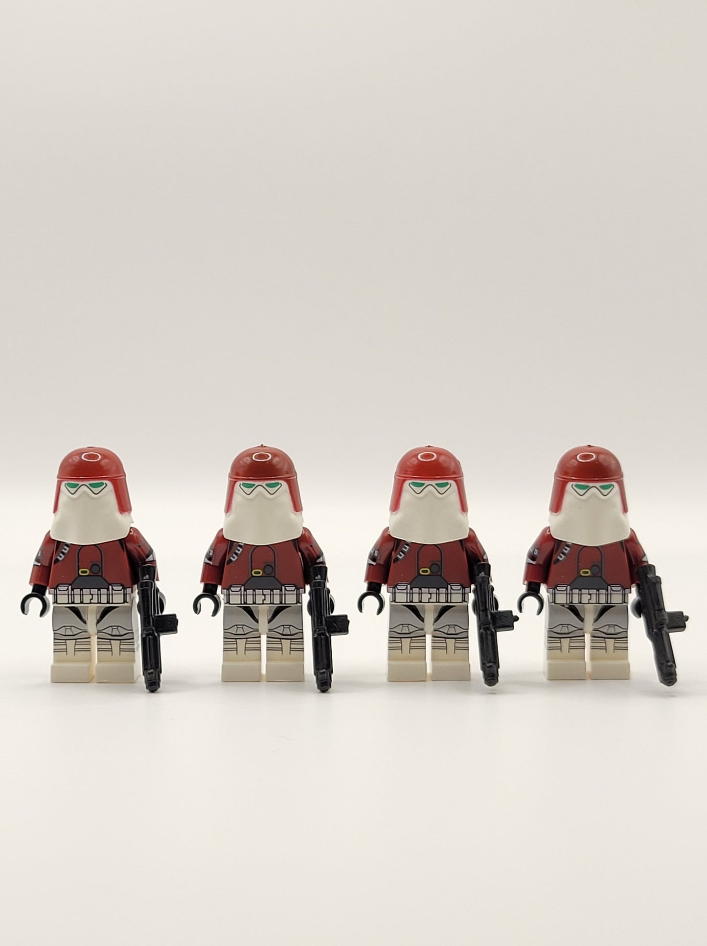 Custom Red Galactic Marine storm trooper minifigure lot