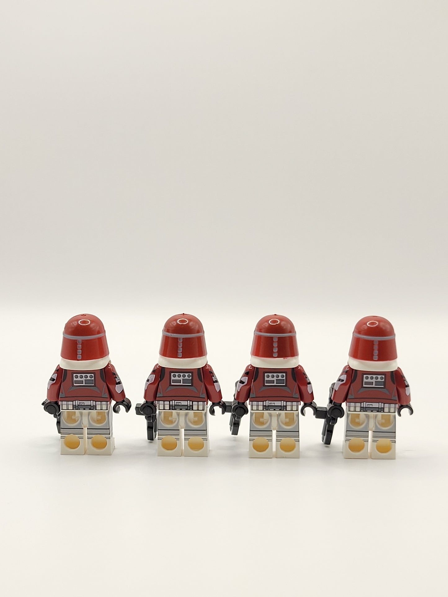 Custom Red Galactic Marine storm trooper minifigure lot