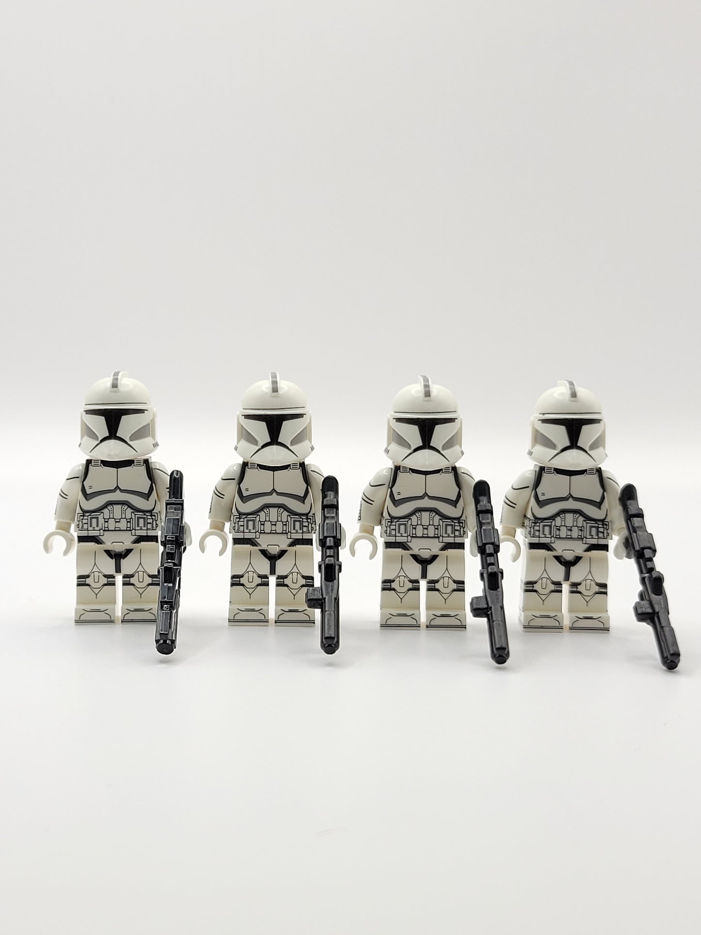 Custom White Phase I Clone Trooper Loose Minifigures Lot