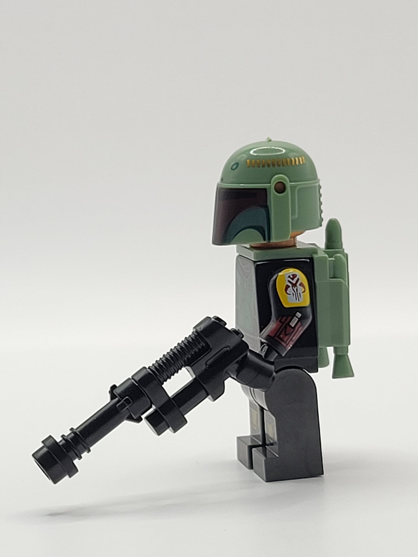 Boba Fett Repainted Beskar Mandalorian Starwars Loose Minifigure